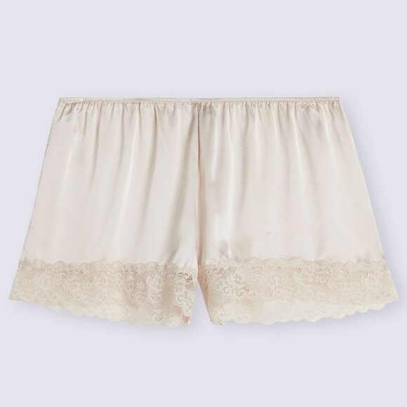 Intimissimi Lace Trim Silk Shorts / Size L - Picture 8 of 10
